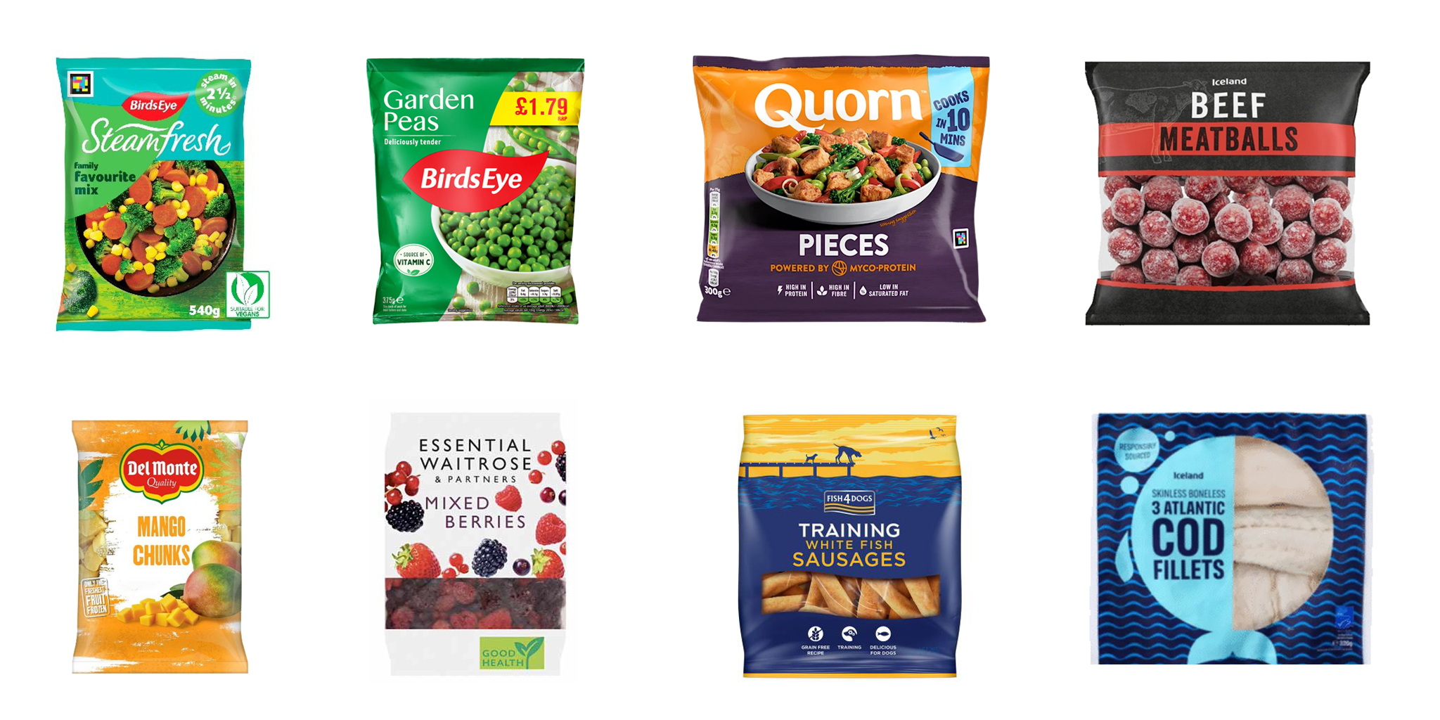 منتجات خطوط تغليف المنتجات المجمدة